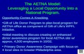 The AETNA Model: Leveraging a Local Opportunity into a National Program.