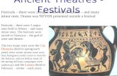 Ancient Theatres - Festivals