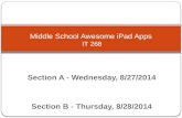 Middle School Awesome iPad Apps  IT 268