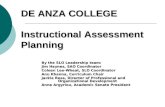 DE ANZA COLLEGE  Instructional Assessment Planning