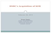 HSBC’s Acquisition of KEB