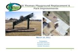 Al Thomas Playground Replacement &  Park Improvements