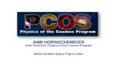 ANN HORNSCHEMEIER Chief Scientist, Physics of the Cosmos Program NASA Goddard Space Flight Center