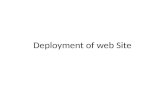 Deployment of web Site