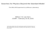 Searches for Physics Beyond the Standard Model
