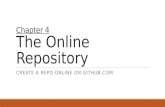 Chapter 4 The Online Repository