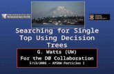 Searching for Single Top Using Decision Trees