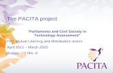The PACITA project ”Parliaments and Civil Society in  Technology Assessment”