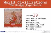 The World Between the Wars: Revolutions, Depression, and Authoritarian Response