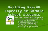 Building Pre-AP Capacity in Middle School Students
