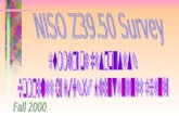 NISO Z39.50 Survey