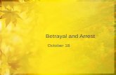 Betrayal and Arrest