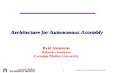 Architecture for Autonomous Assembly