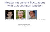 Measuring current fluctuations with a Josephson junction