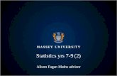 Statistics yrs 7-9(2)