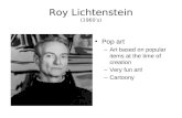 Roy Lichtenstein (1960’s)
