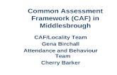 Common Assessment Framework (CAF) in Middlesbrough