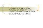 AUTOREGRESSIVE INTEGRATED MOVING AVERAGE (ARIMA)