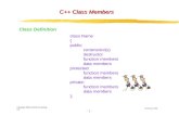 C++ Class Members
