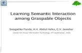 Learning Semantic Interaction among Graspable Objects