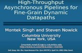 High-Throughput Asynchronous Pipelines for Fine-Grain Dynamic Datapaths