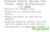 Turkish Pulses Sector has faced  many difficulties in 2008