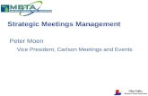 Strategic Meetings Management  Peter Moen Vice President, Carlson Meetings and Events
