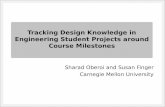 Tracking Design Knowledge in Engineering Student Projects around Course Milestones