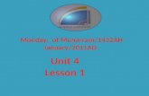 Unit 4 Lesson  1