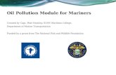 Oil Pollution Module for Mariners