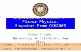 Experimental Status of Flavor Physics: Snapshot From CKM2005 (March 05)