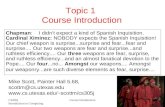 Topic 1  Course Introduction