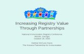Increasing Registry Value Through Partnerships