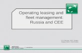 Operating leasing and fleet management: Russia and CEE