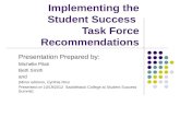 Implementing the Student Success  Task Force Recommendations