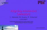 Aligning Advanced Detectors