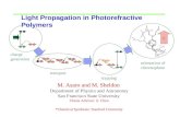Light Propagation in Photorefractive Polymers