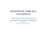 KURZWEIL FOR ALL STUDENTS