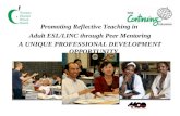Promoting Reflective Teaching in  Adult ESL/LINC through Peer Mentoring