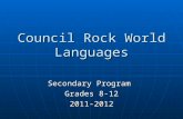 Council Rock World Languages