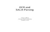 OCR and SALIX Parsing
