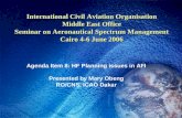 Agenda Item 8: HF Planning issues in AFI Presented by Mary Obeng RO/CNS, ICAO Dakar