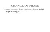 CHANGE OF PHASE