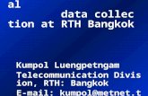 Operational procedures for observational         data collection at RTH Bangkok