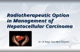 Radiotherapeutic Option in Management of Hepatocellular Carcinoma