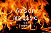 Arson motive