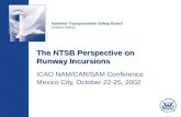 The NTSB Perspective on  Runway Incursions