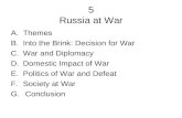 5 Russia at War