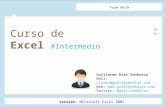 Curso de  Excel #Intermedio