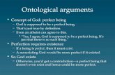 Ontological arguments